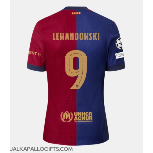 Barcelona Robert Lewandowski #9 Kotipaita 2024-25 Lyhythihainen